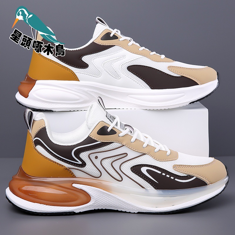 Zapatos de hombre primavera y verano zapatos de malla transpirables para hombre zapatos de viaje casuales de correr de seda de hielo zapatos de hombre