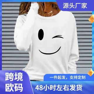 Women's Casual Long Sleeve T-Shirt with Unique Graphic Print