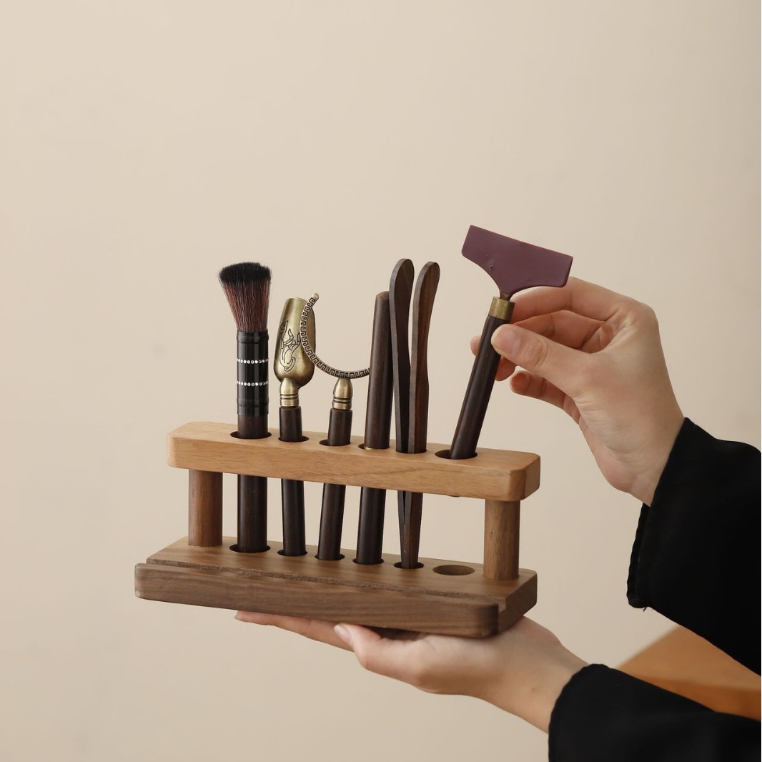 Ceremonia de té transfronteriza seis caballeros set kung fu accesorios de té suministros de herramientas de preparación de té set de mesa de té perilla