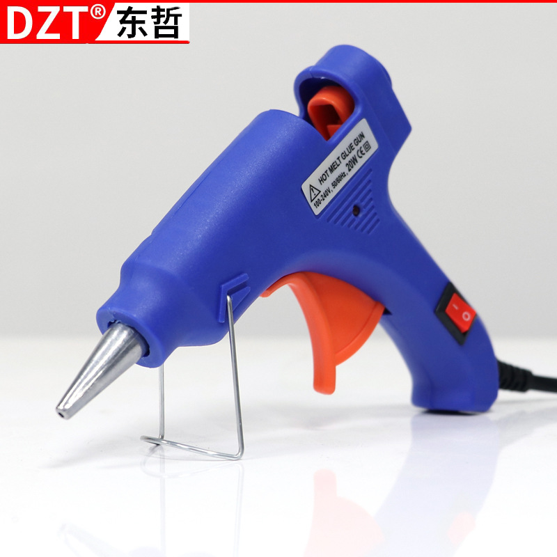 胶枪20W热熔胶枪DIY认证胶枪带开关热熔枪手工蓝色胶家用