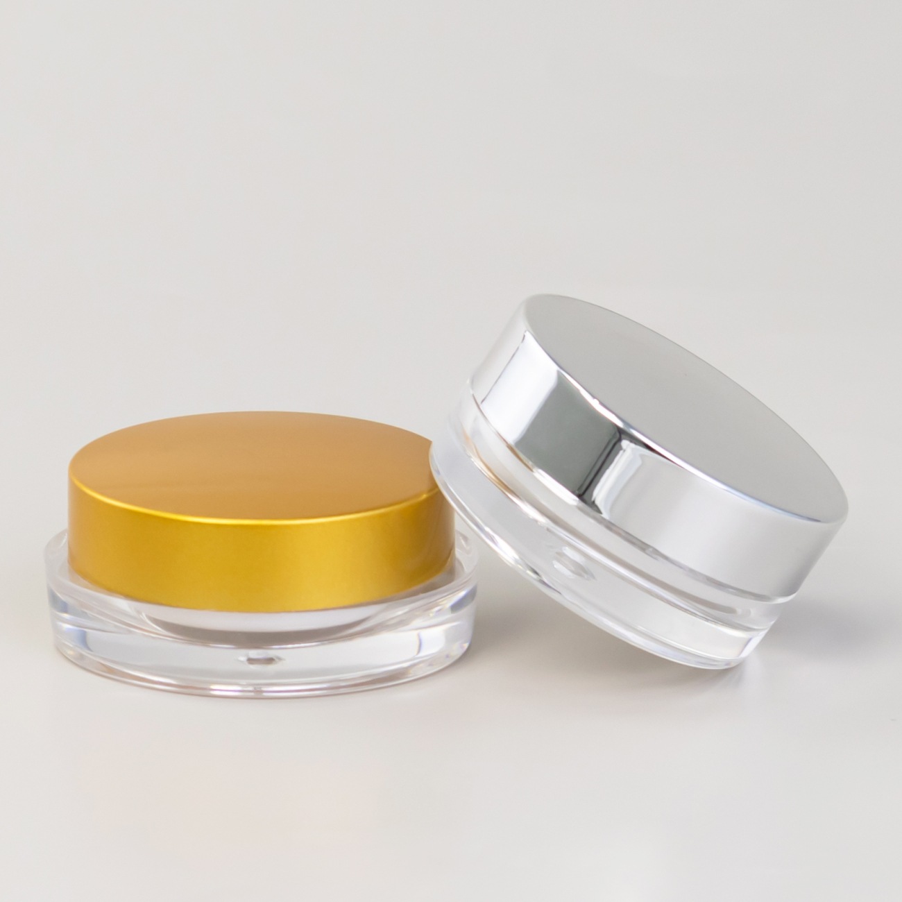 亚克力电镀膏霜瓶面霜小样罐膏霜瓶眼霜乳液分装空瓶化妆品包装瓶