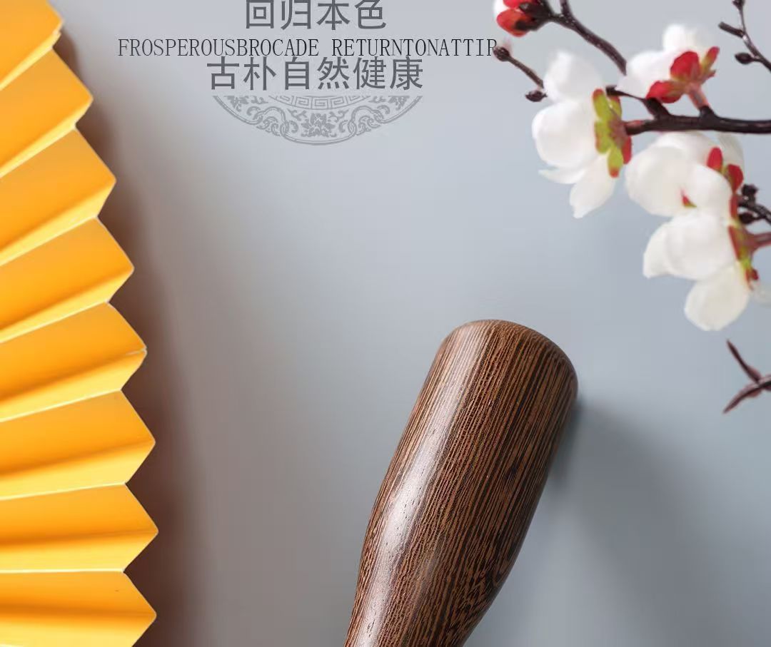 Hühnerflügel Holz Knoblauchpresse traditioneller Knoblauchzerkleinerer Haus Knoblauchstößel Knoblauchstößer Mörser Nussknacker