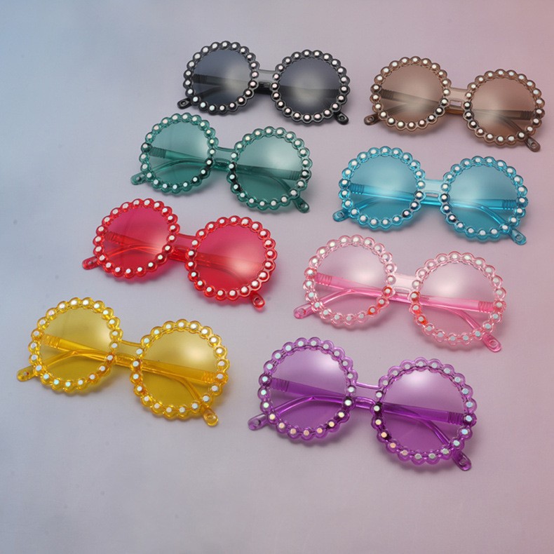2025 nuevos lindos gafas de sol para niños PC en gafas de sol de comercio electrónico para correr gafas de protección solar UV para niños