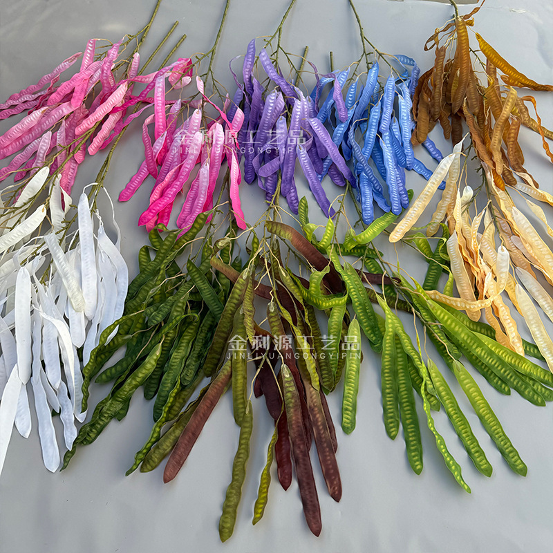Beans flower simulation lentils pea pods cross-border simulation flower factory wedding scene layout shooting props wholesale