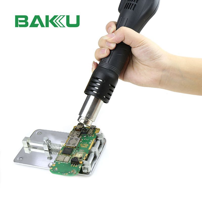 巴酷BK-858D热风枪数显电焊台手机数码维修可调温拆焊台配风枪嘴
