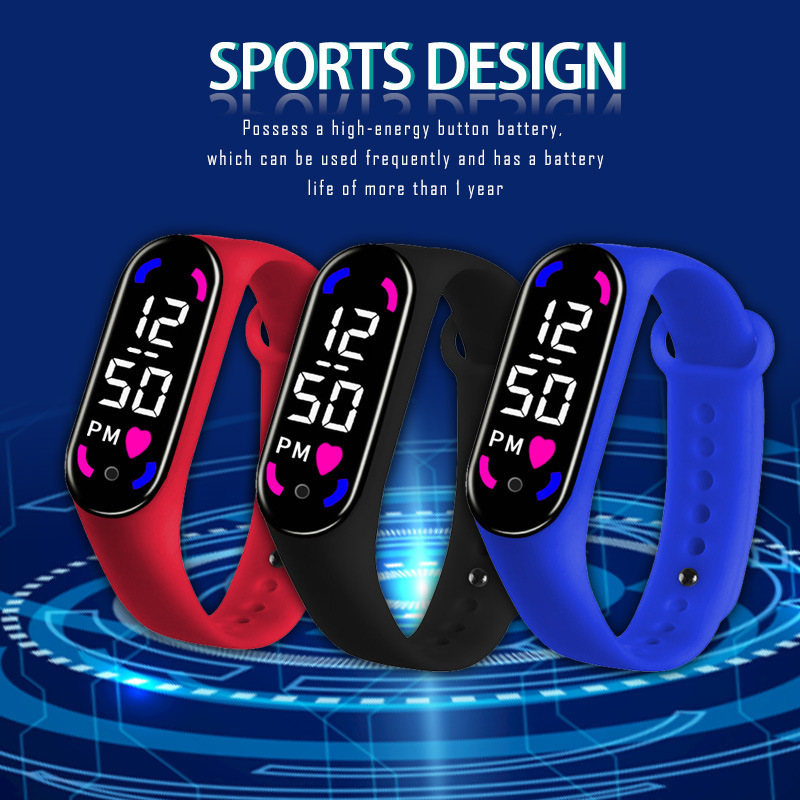 Factory wholesale new multi-functional luminous waterproof touch electronic watch student led electronic wrist watch wholesale