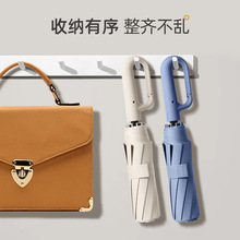 超大号全自动雨伞环扣便携加大加厚加固男士折叠晴雨两用防晒伞