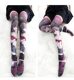 Printed Silk Stockings Thin Women's Spring and Autumn Japanese Style Lolita Cute Animation Over-the-Knee Long White Velvet Socks
