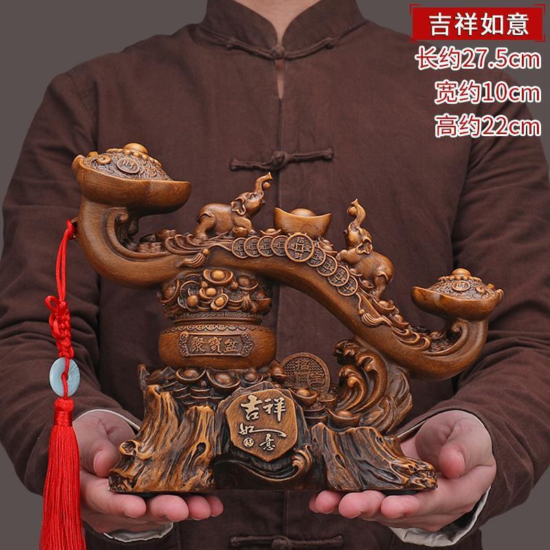 길조 여의 백단색 S사이즈 높이 약 22-프리 중국 매듭