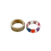 Acrylic ring, fashionable set, resin, on index finger, does not fade