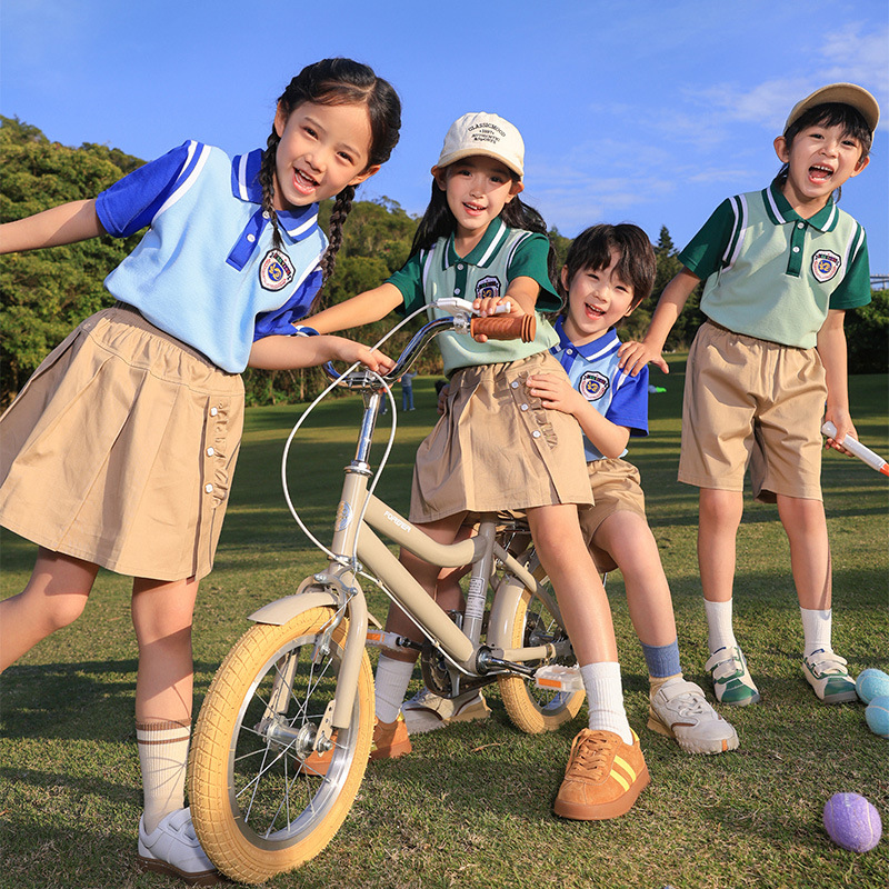 幼儿园园服夏装小学生校服儿童短袖班服套装夏季运动会统一两件套