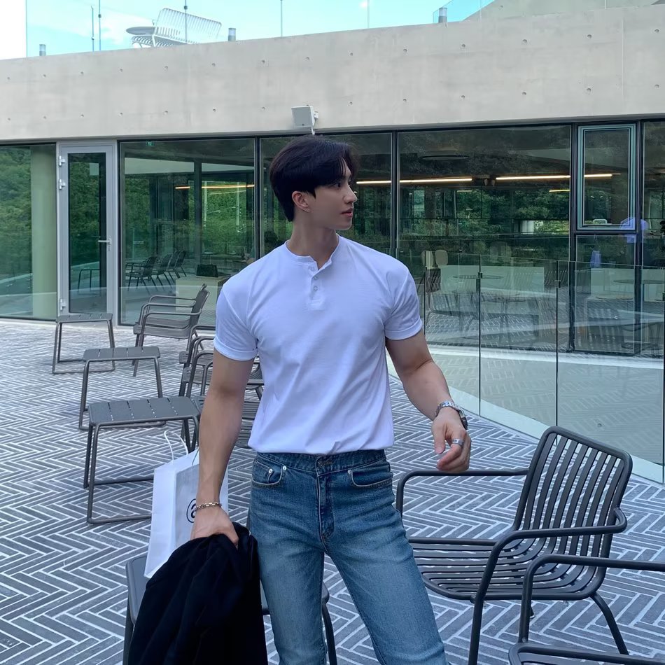 Americano retro pesado de manga corta Camiseta de polo de los hombres de verano de color sólido simple fitness deportes top de moda todo partido