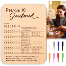 N 44201 Phase 10 Score Board and Round Tracker ľ�ʼǷֿ�