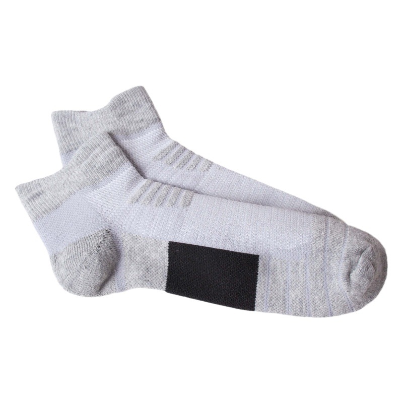 Calcetines deportivos para hombres engrosados Calcetines de tobillo inferior de toalla Calcetines antifricción para correr Calcetines de baloncesto de élite