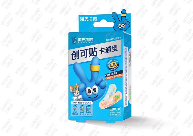 海氏海诺医用卡通防水创口贴大号弹力透气超大型一次性创可贴正品|undefined