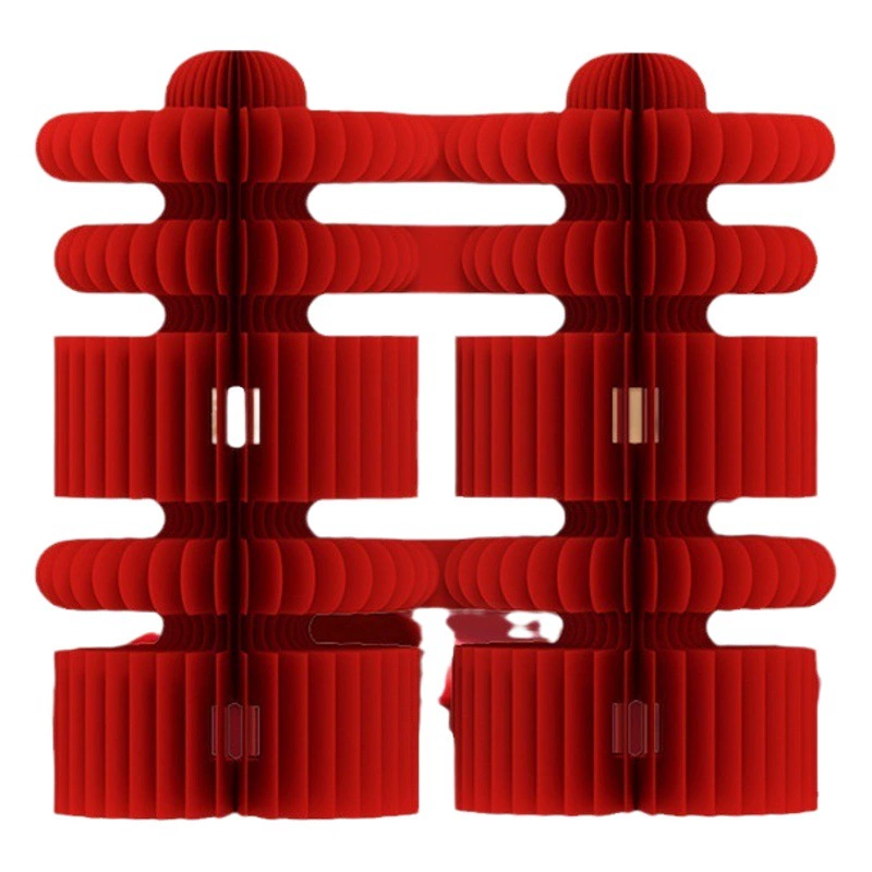 Соты Привет Трехмерное оригами Украшения Счастливый персонаж Творческий помолвка Свадебный подарок Свадебное украшение свадебной комнаты