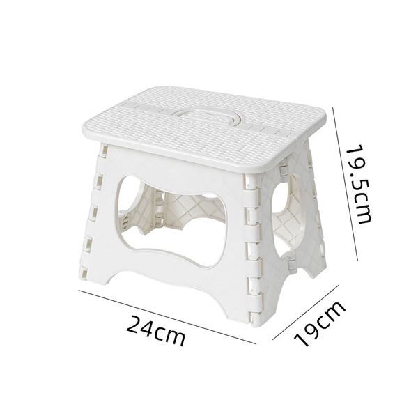 Folding Stool, Small Stool, Stackable Plastic Shoe-Changing Stool, Children's Stool, Household Space-Saving Sturdy Portable Chair