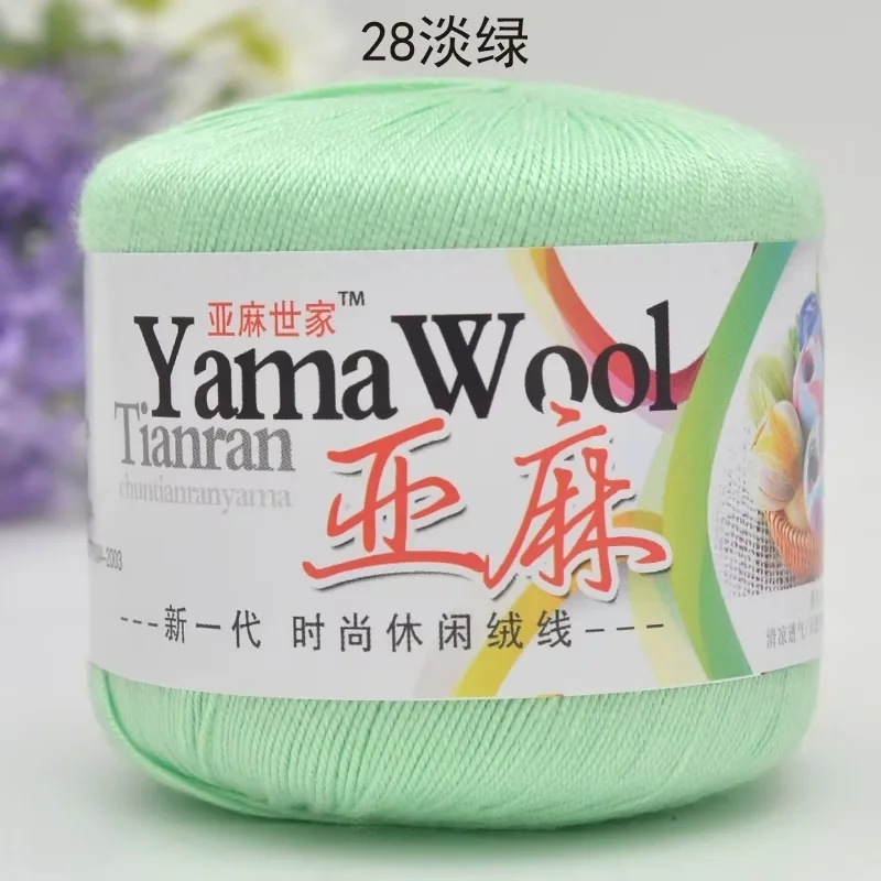 リネンの糸のかぎ針の糸の亜麻のレースのかぎ針は細い毛糸の5 # の糸のかぎ針の糸の卸売りを編みます。|undefined