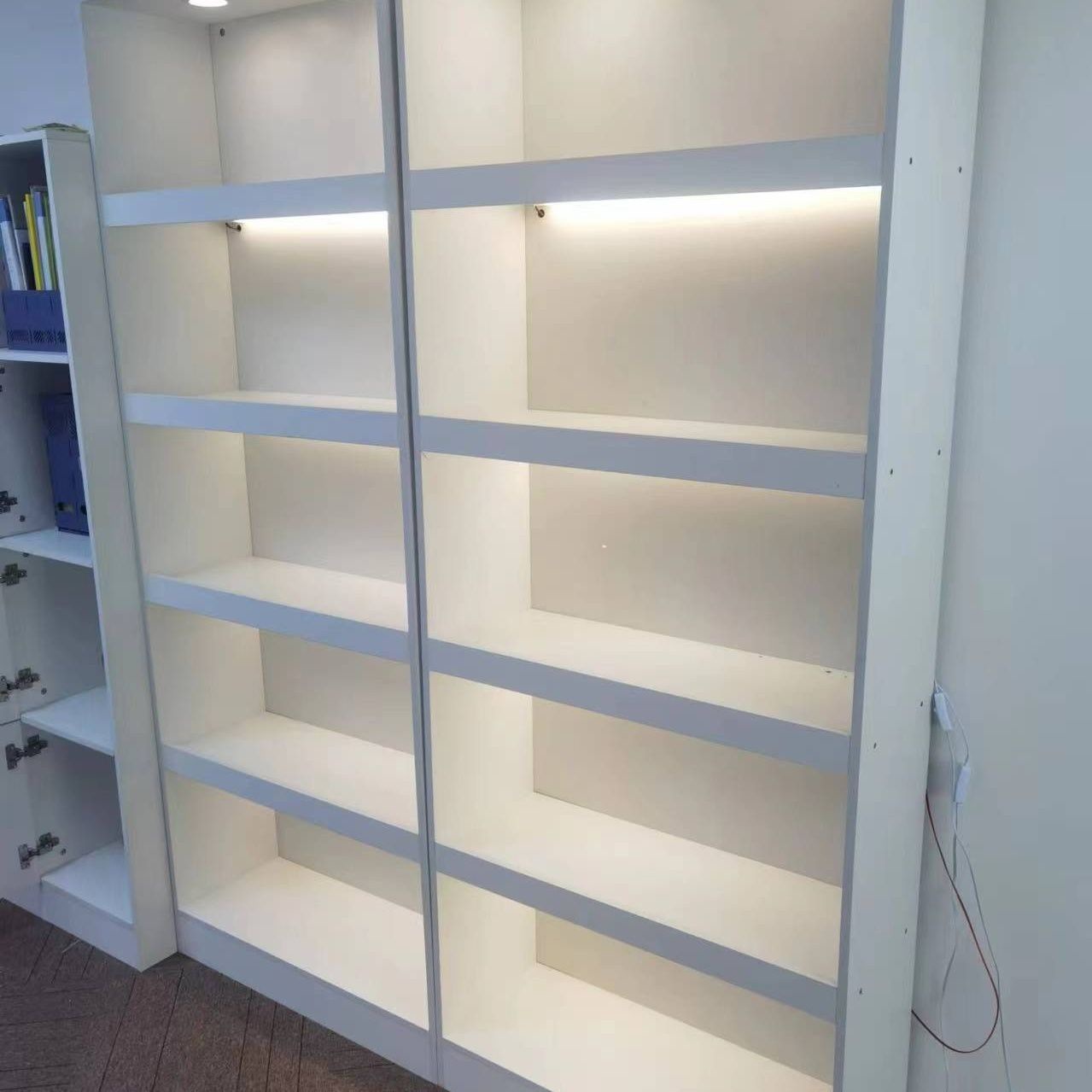 Hotel Wine Cabinet Against the Wall Commercial Combination Supermarket Living Room Simple Shelf Multi-Layer Storage Rack Display Cabinet Red Wine Cabinet White Wine