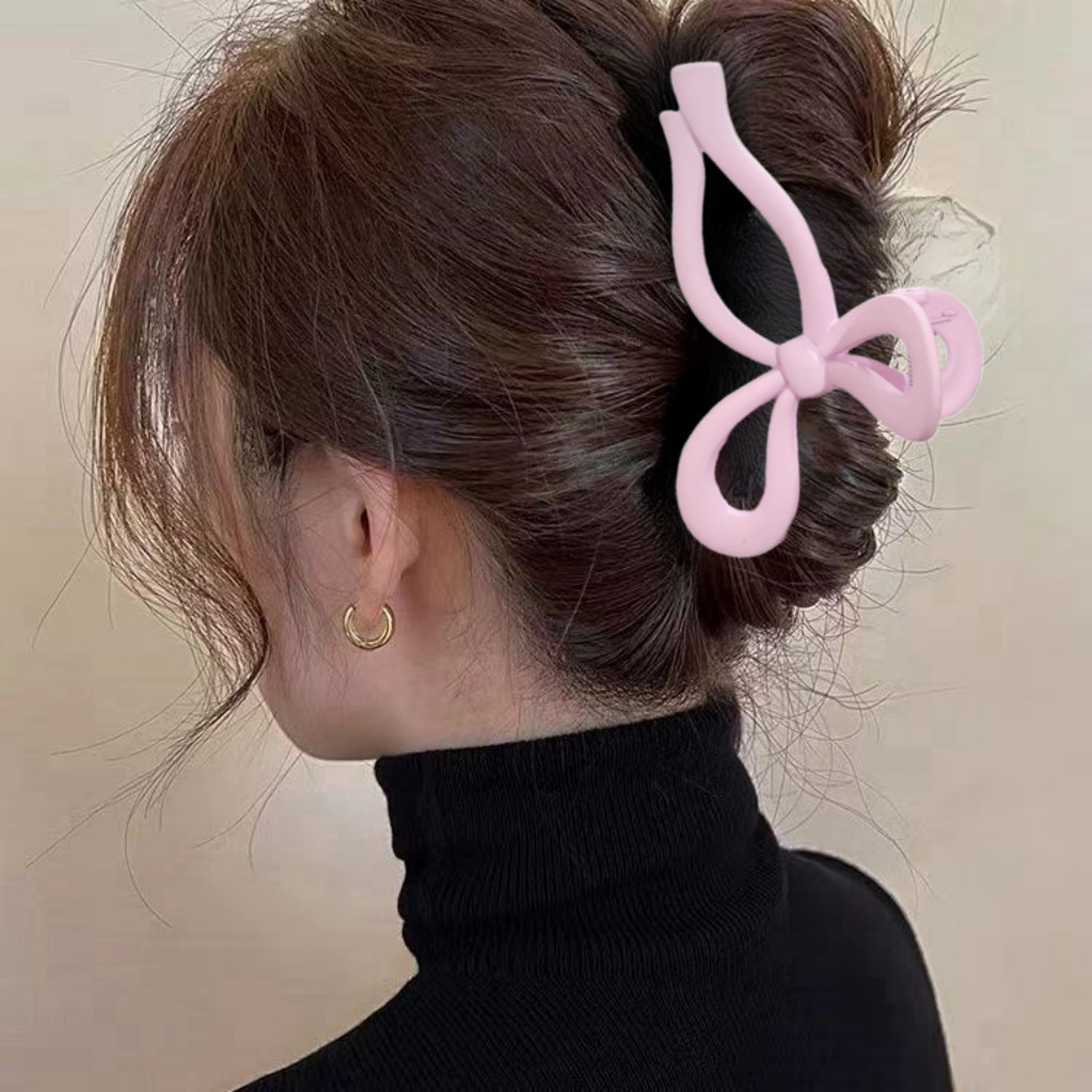 Women's Casual Simple Style Bow Knot Plastic Hair Claws display picture 4