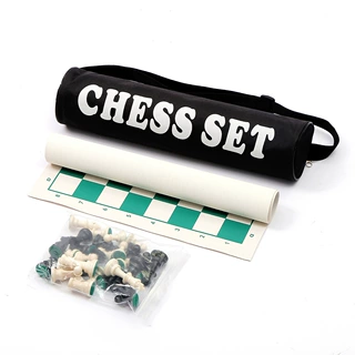 双陆棋牌定制户外便携背袋装国际象棋仿皮革棋盘旅行可折叠棋牌