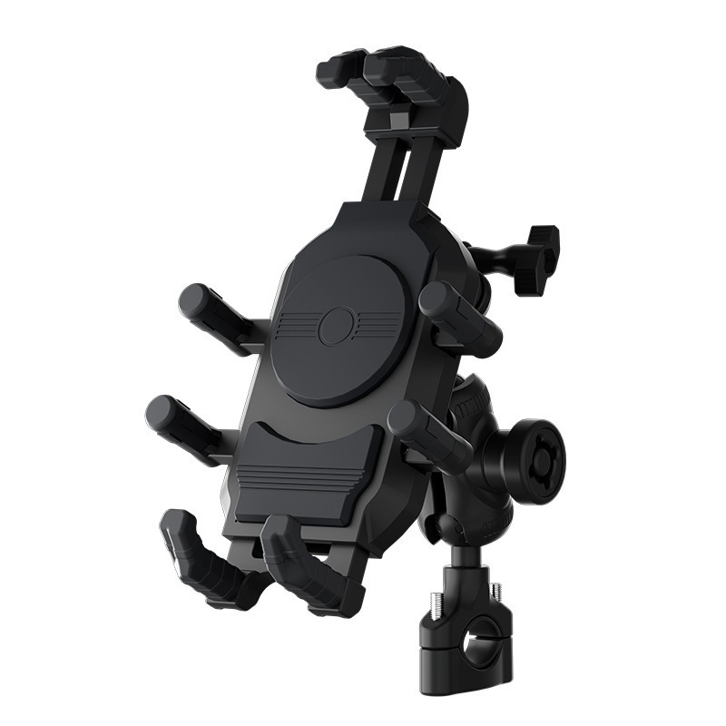 Modantong motocicleta antirrobo absorción de impactos soporte para teléfono móvil para llevar navegación soporte para teléfono móvil soporte para cámara de bicicleta