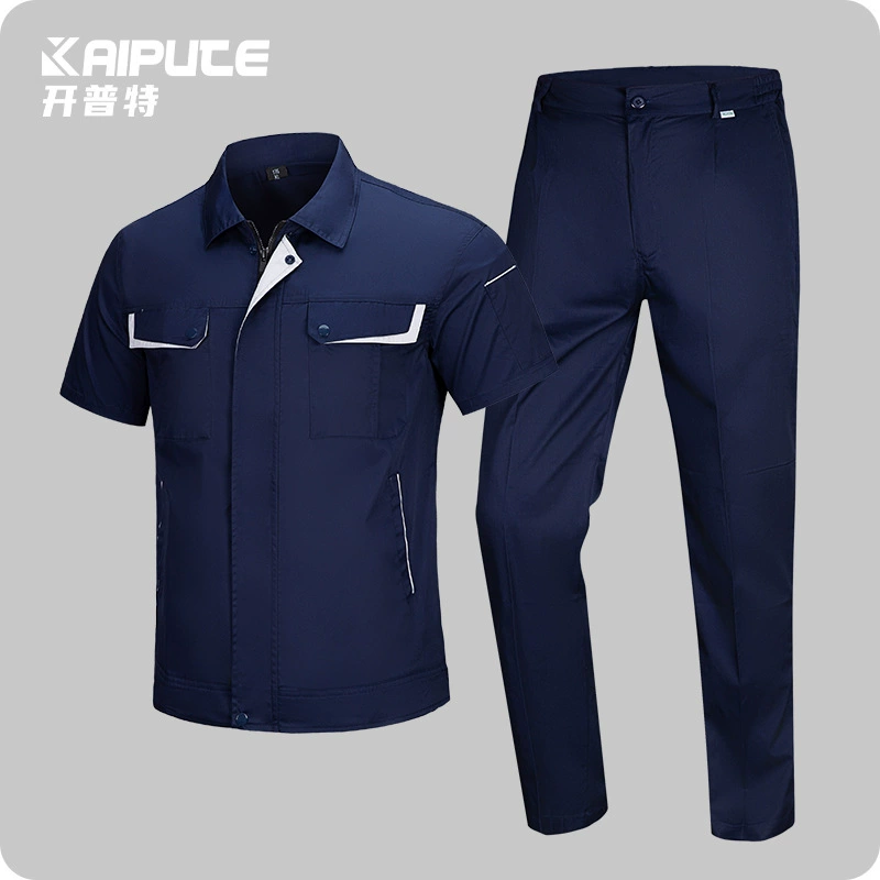Трансграничный летний комплект рабочей одежды с короткими рукавами