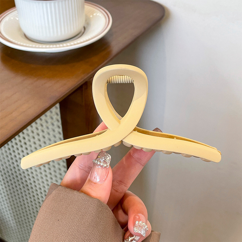 Pasador de Pelo Elegante Estilo Coreano, Pinza de Pelo Grande de Alta Gama, Nuevo Estilo 2025 para Peinados Recogidos, Pinza para Cabello Grueso.