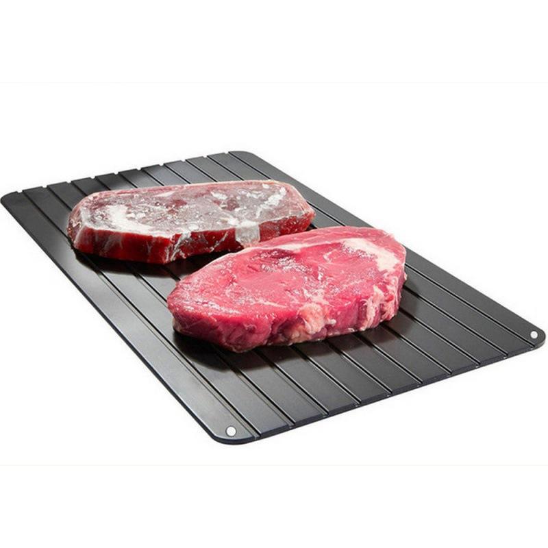 新型快速解凍板キッチン急速食品解凍皿トレー創意まな板キッチン用品メーカーステーキ|undefined