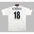 98-99 White Man L Away Short Sleeve + #18