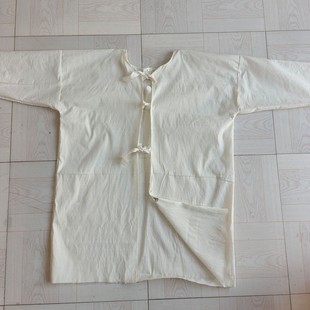 Manufacturer's Ready Stock Wholesale of Various New White Cloth Mourning Clothes, Disposable Mourning Clothes, Sacrificial White Coats, Super Bright Funeral Clothes