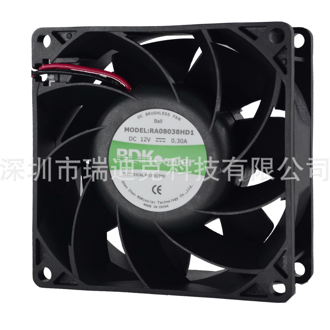 供应8038大风量散热风扇 适用医疗设备 电脑风扇12V直流风扇
