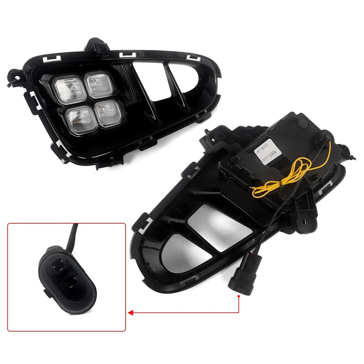 For Kia 17-20 Picanto Daytime Running Lights Modified Fog Lights