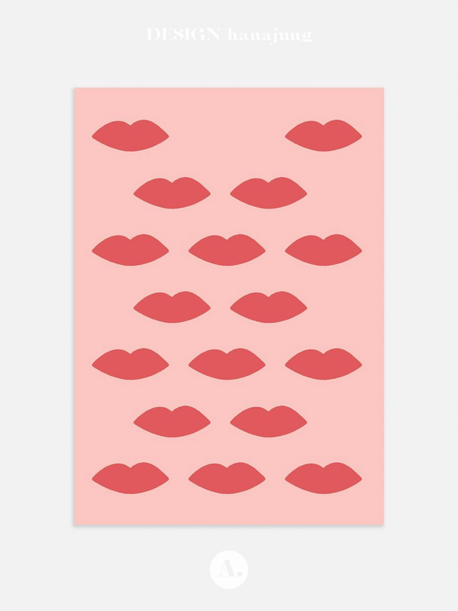 彩虹花朵鬱金香 小清新春夏氛圍藝術畫韓國ins博主設計海報裝飾畫