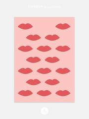 彩虹花朵鬱金香 小清新春夏氛圍藝術畫韓國ins博主設計海報裝飾畫