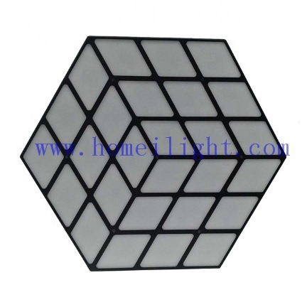 新款3D魔方立体背景墙RGB三合一七彩染色灯