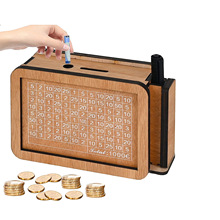 ���R�d��Ӌ�������X�ރ�ͯ�Y��ľ�|��ˇƷMoney Box with Counter