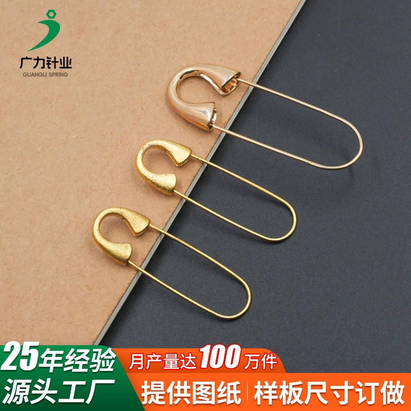 Безопасная золотая булавка DIY аксессуары ювелирные изделия ручной работы