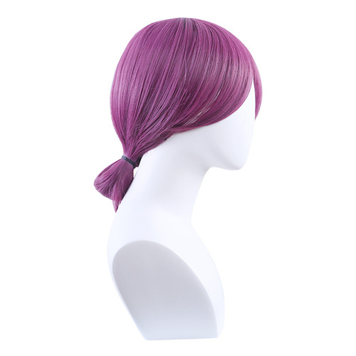 Electric Saw Man Lese Cos Hair - Chainsaw Man, Bomb Devil Purple Little Braids Anime Cosplay Wigs