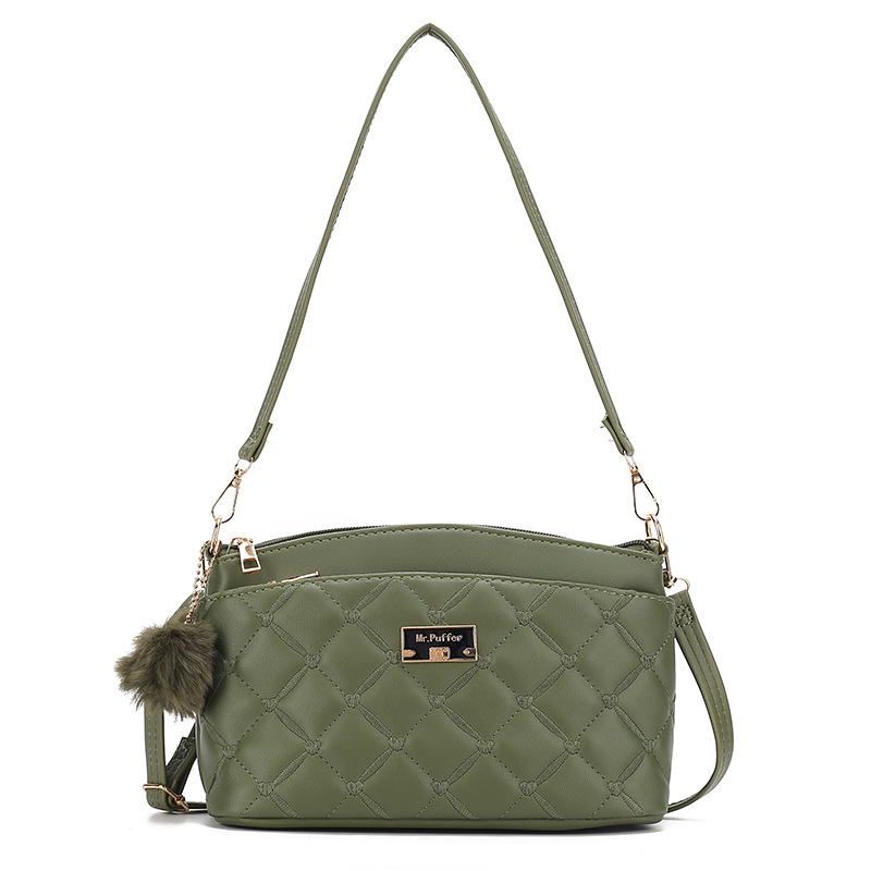 Puffer 2023 Invierno Nuevo bolso de las axilas de alto sentido bolso de hombro de gran capacidad transfronteriza geométrica crossbody bolso de las mujeres