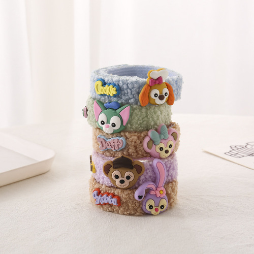 Children's bangs hair Velcro new hairband girls broken hair headband internet celebrity little girl headwear post headband