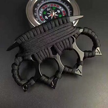 手指虎直虎指拳套指环虎纸虎武器防身随车用女子破窗户外求生拳扣