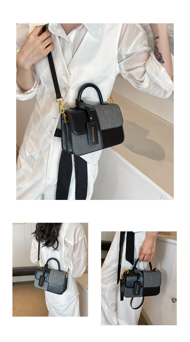 Maillard Splicing Handbag for Women 2024 New Style, with Unique Texture and a Stylish Crossbody Bag Design_voghion.com