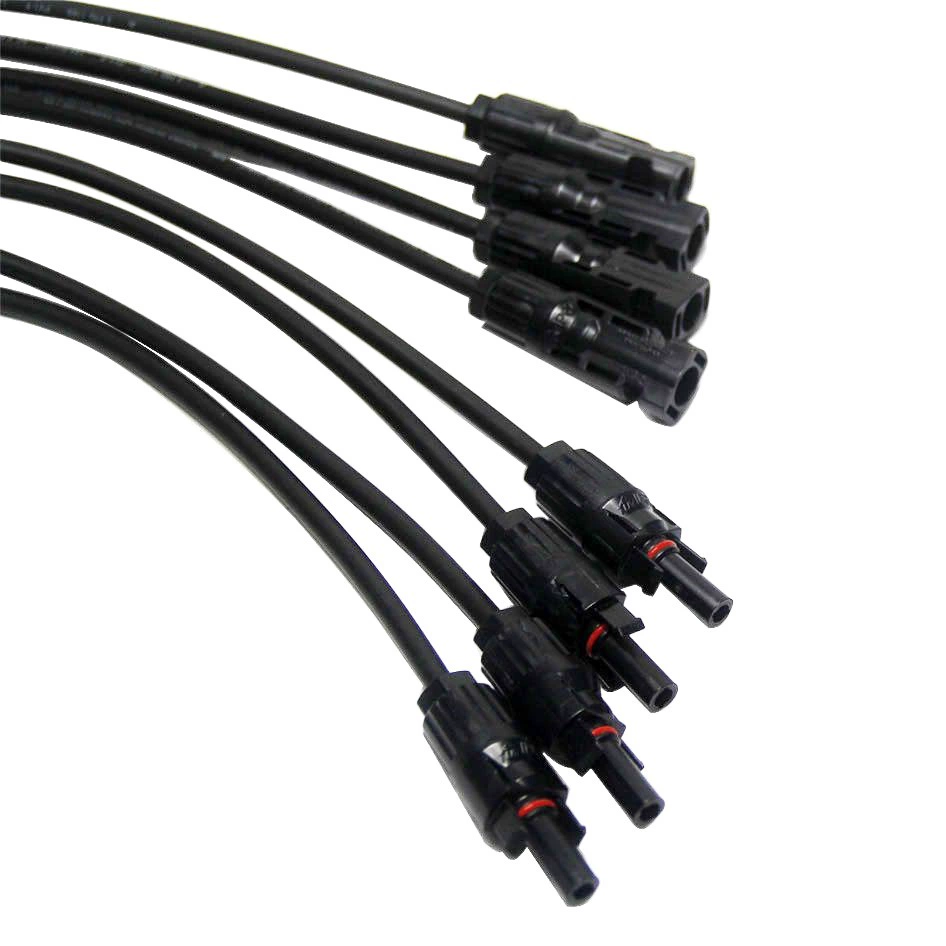 MC4 Y-образный адаптер с 4 на 1, пятиходовой разъем MC4, параллельный 4, перетаскивающий 1, шина фотоэлектрической платы