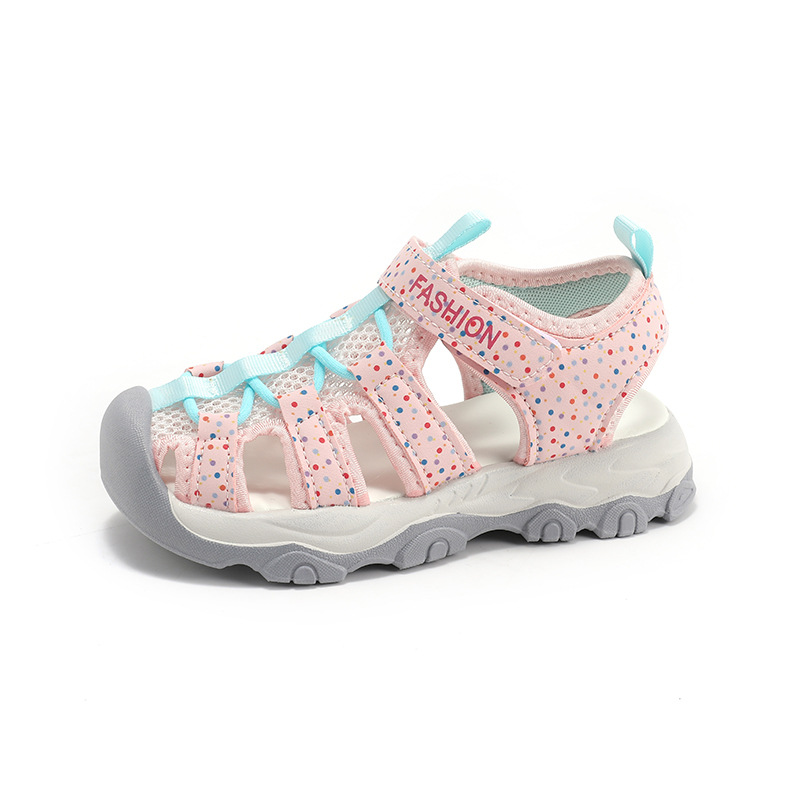 Niñas sandalias Baotou 2026 verano nuevo tipo de niños con suela suave de moda versátil zapatos de playa antideslizantes zapatos retrocesivos image 6