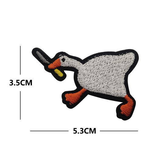 Tai Feng's cute cartoon animals with knives, cats, ducks and geese, tactical embroidery cloth stickers, Velcro patches, clothing accessories