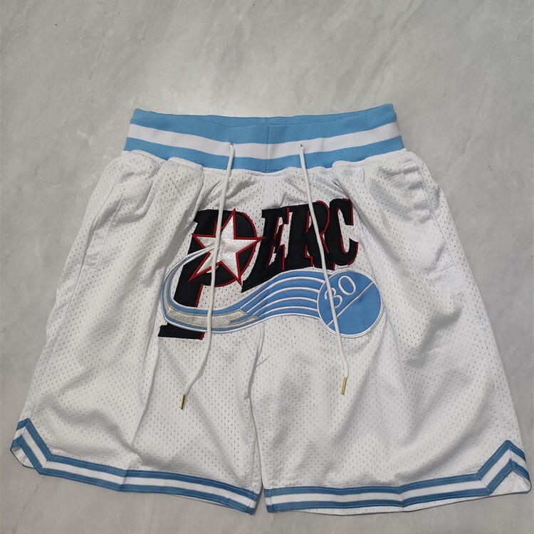 Foreign Trade Basketball Pants Wholesale Warriors Lakers Bulls Heat 76ers Raptors Magic Pocket Pants Retro Shorts