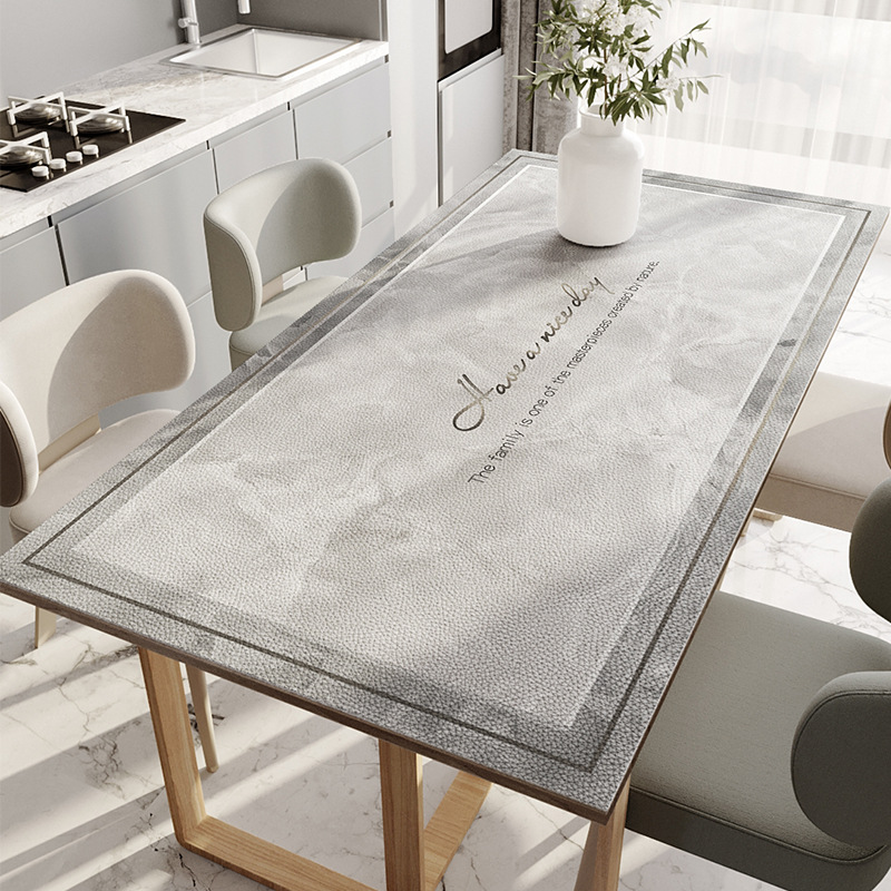 치위안 가죽 테이블 매트