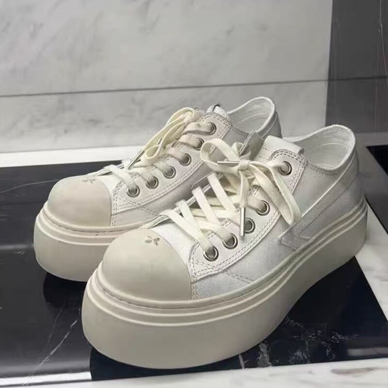 3.0 Cross Pattern 2026 New Canvas Shoes for Women, Breathable Casual Shoes, Thick-Soled Height-Increasing Black and White Color-Block Casual Sneakers 3.0 Cross Pattern 2026 New Canvas Shoes for Women, Breathable Casual Shoes, Thick-Soled Height-Increasing Black and White Color-Block Casual Sneakers