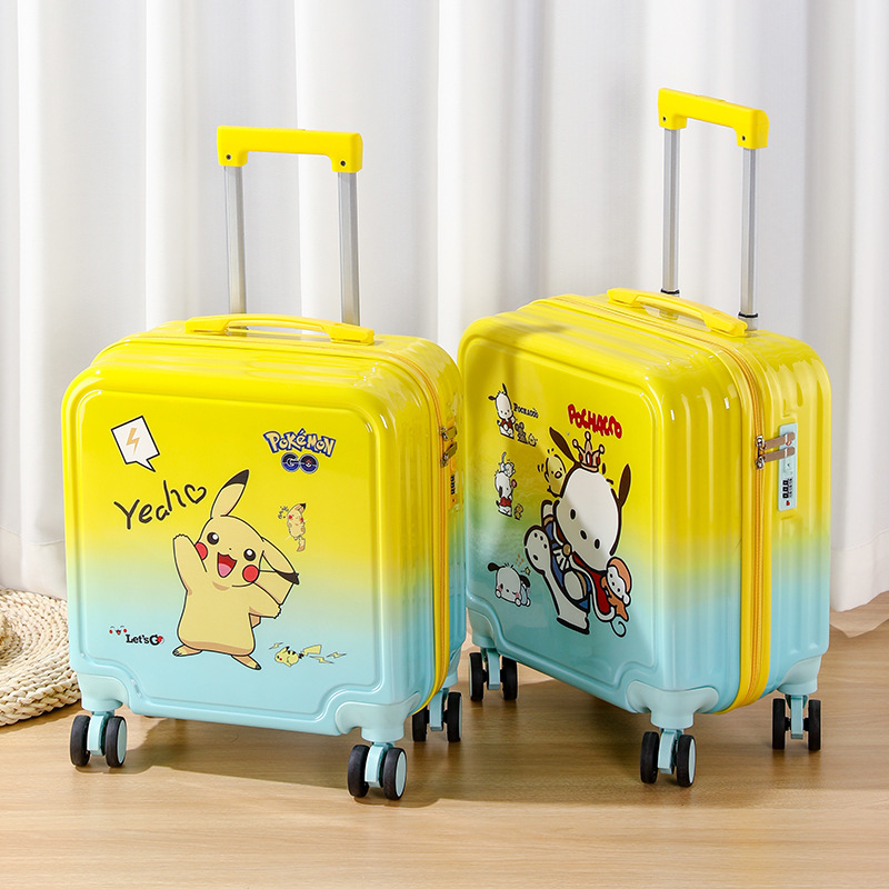 儿童行李箱男女孩小型18寸20寸卡通拉杆箱万向轮可爱旅行箱可定制